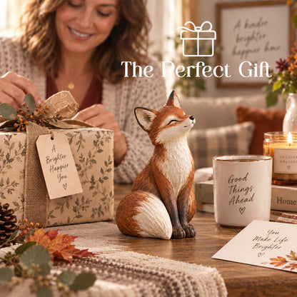 Cottagecore Fox Decor – Licking, Sleeping & Sitting