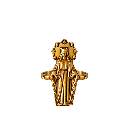 ✝️ Catholic Napkin Rings | Sacred Heart & Virgin Mary Table Decor
