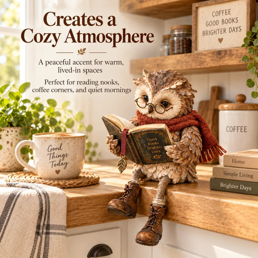 🦉Reading Owl Figurine