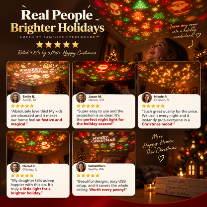 MerryGlow™ Christmas Projector